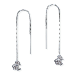 Silver Chain Earring ECD-111