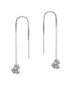 Silver Chain Earring ECD-111