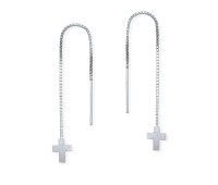 Silver Chain Earring ECD-14