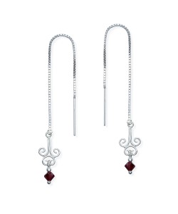 Stone n Designer Dangling Chain Earring ECD-19