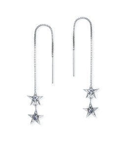 Silver Chain Earring ECD-28