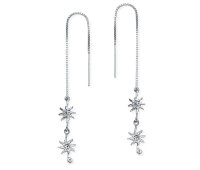 Silver Chain Earring ECD-32