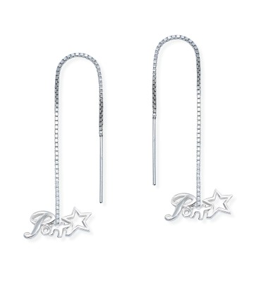 Silver Chain Earring ECD-36