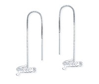 Silver Chain Earring ECD-38