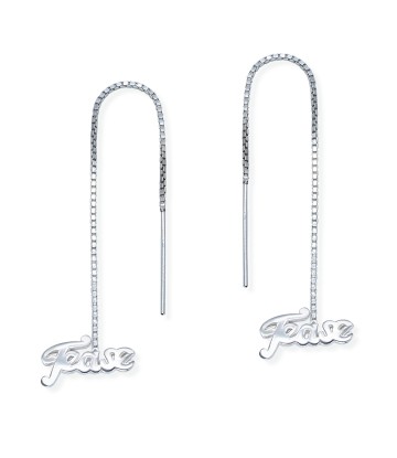 Silver Chain Earring ECD-38