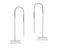 Silver Chain Earring ECD-39