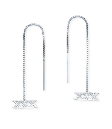 Silver Chain Earring ECD-39