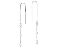 Silver Chain Earring ECD-4-05