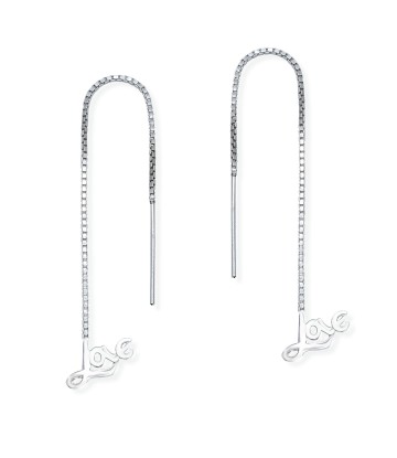 Silver Chain Earring ECD-40