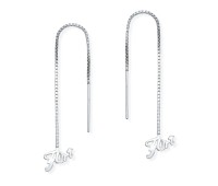 Silver Chain Earring ECD-43