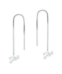 Silver Chain Earring ECD-43