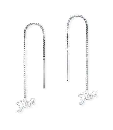 Silver Chain Earring ECD-43