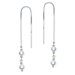 Silver Chain Earring ECD-5-03