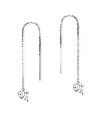 Silver Chain Earring ECD-82