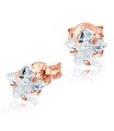 Prong Set Gemstone Ear Studs ECS-04-8 