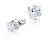 Prong Set Gemstone Ear Studs ECS-04-8 