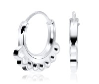 Silver Hoop Earring HO-1510