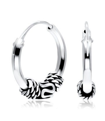 Rope n Snake Design Hoop Earring HO-73