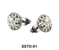 Rainbow Round Shaped Studs Earring SSTD-01