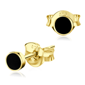 Gold Plated Stud Earring 3 mm Dot Shape ST-01-GP