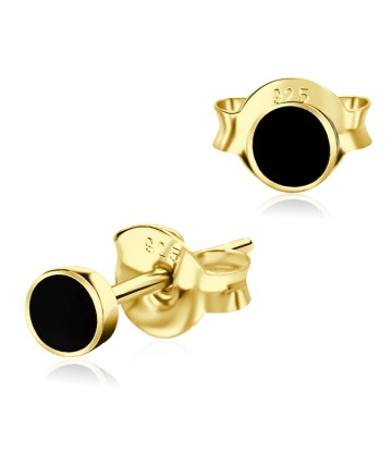 Gold Plated Stud Earring 3 mm Dot Shape ST-01-GP