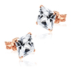 Diamond Cut CZ Stud Earring ST-10-SQP