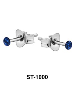 Stud Earring Dot Stone ST-1000