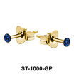 Stud Earring Dot Stone ST-1000