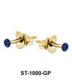 Stud Earring Dot Stone ST-1000