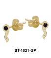 Stud Earring Wavy Shape ST-1021