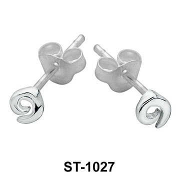 Stud Earring Whorl Shape ST-1027