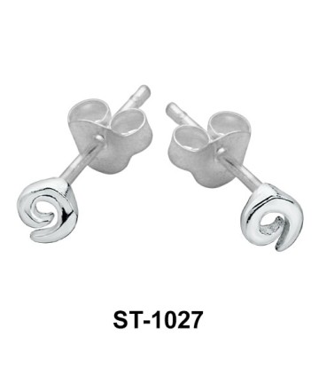 Stud Earring Whorl Shape ST-1027