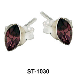 Stud Earring Oval Shape ST-1030