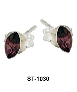 Stud Earring Oval Shape ST-1030