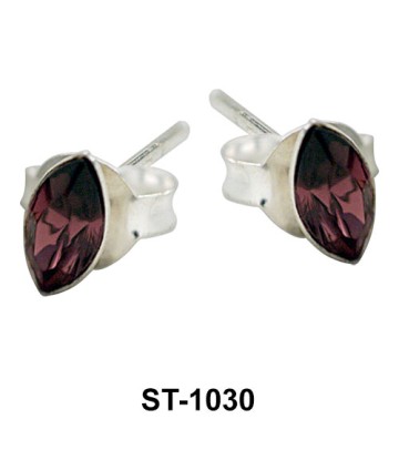 Stud Earring Oval Shape ST-1030