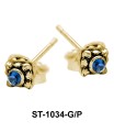 Stud Earring Middle Stone ST-1034