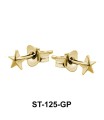 Stud Earring Plain Star ST-125