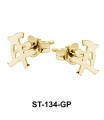 Stud Earring Alphabet Style ST-134