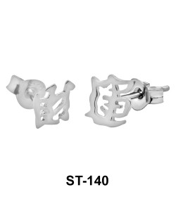 Stud Earring Asia Alphabet ST-140