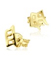 Stud Earring Alphabet Shape ST-142