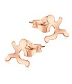 Stud Earring Running Man ST-184A