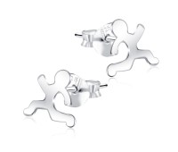 Stud Earring Running Man ST-184A