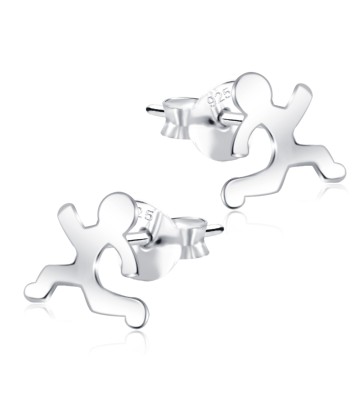 Stud Earring Running Man ST-184A