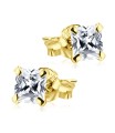 Square CZ Stud Earring ST-5-SQP