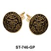 Stud Earring Coin Symbol ST-746