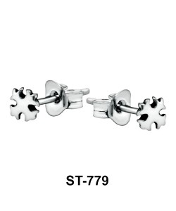 Stud Earring Plus Sign ST-779