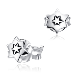 Stud Earring Six-Pointed Star ST-781
