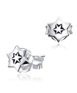 Stud Earring Six-Pointed Star ST-781