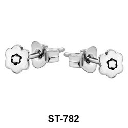 Stud Earring Circle Blossom ST-782