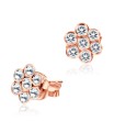 Stud Earring Shiny Flower ST-830